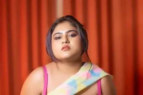 Chubby Bong Model Megha Das Teases In Black Bikini Then Strips To Show Huge Boobs Sex Video