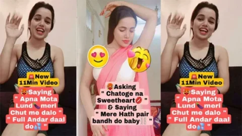 Famous Influencer Gone Crazy 11Min Apna Mota Lund meri Chut me dalo Full Andar daal do