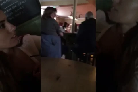 Girl Nude Selfies Flash Public HandJob at coffee Shop Sex Video XXX