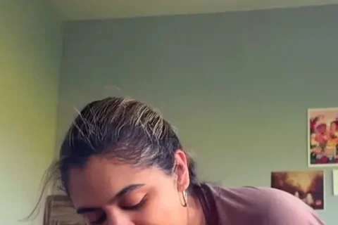 Beautiful NRI Indian Girl Deep Throat Blowjob and Hard Fucking HD Self Record