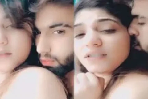 Hot Indian lovers standing sex MMS