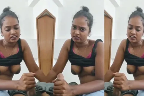 Tamil Horny Babe Giving Handjob Fucking Dick Sex Video XXX