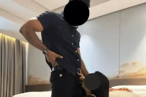 Jaslin Couple Gets Naughty In 5 Star Hotel Showing Ass And Hard Nipples Before A Big Dick Blowjob Sex Video