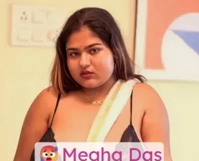 Busty Model Megha Das Bra Unhook, Lies on Bed, Teasing Her Big Boobs Sex Video