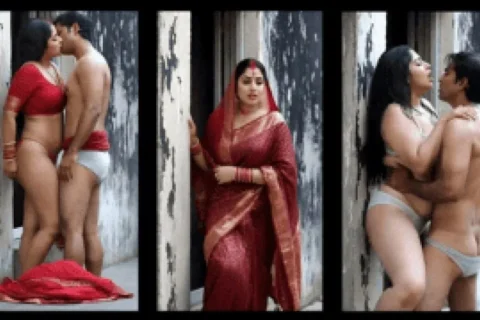 Sexy Bhabhi Jumps on Devar for Passionate Outdoor Standing Fuck