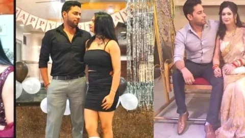 Horny Desi Bhabhi Leaked VC Show Teasing Her Hairy Pussy and Massive Boobs