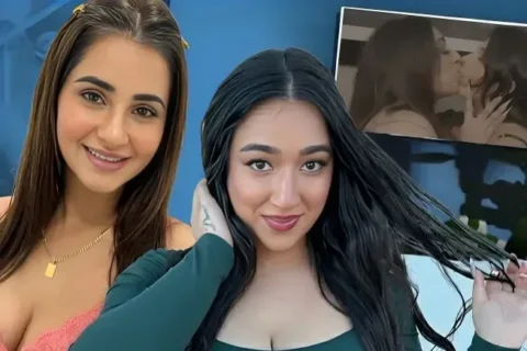 Exclusive Onlyfans Models Rakhi Gill And Meeti Kalher Leaked Threesome Fucking Their Boyfriend in a Wild MMS Sex Video