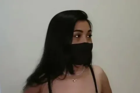 Beautiful Desi Masked Girl Bikini Tease Stripping With Boobs Pressing And Pussy Rubbing Full Nude Sex Video
