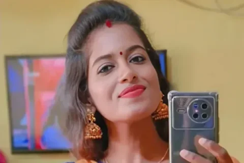 Famous MILF Influencer Suganthi Sugan Gets Horny Big Boobs Pressed Hard Teases With Her Tongue Out Live Cam Show
