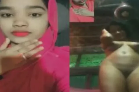 Bangladeshi teen college girl nude show on video call