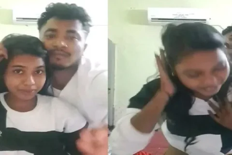 Adorable Indian Lovers Sex With Back Fuck
