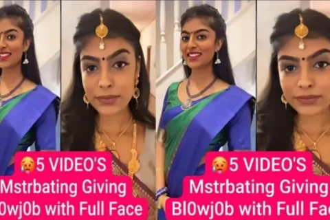 Beautiful Desi NRI Girl Went Abroad for Studying Ended up Masturbating Giving Blowjob