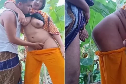 Sex In Banana Field By Horny Bhabhi With Devar