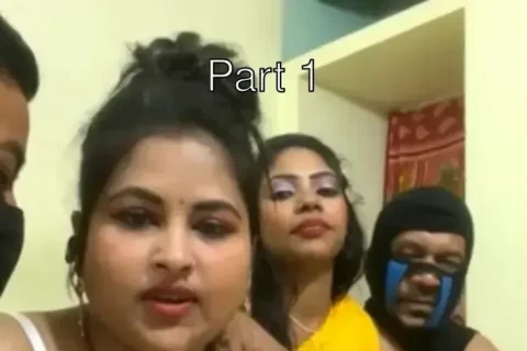 Two Horny Couples Go Wild on Streamchat in a Crazy Foursome Cam Show Part 1 Sex Video