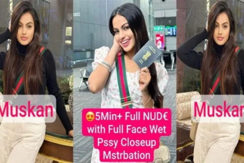 Muskan Beautiful Insta Queen Latest Most Paid Premium Str!pping Full Nude with Full Face
