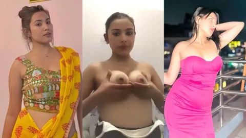 Desi Girlfriend Leaked Nudes Teasing Her Big Boobs And Tight Ass