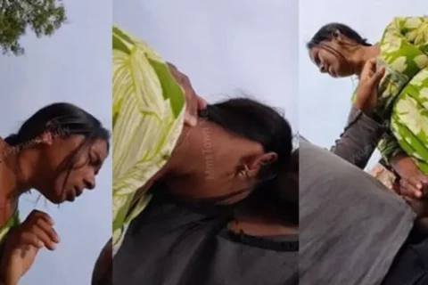 Desi Couple Outdoor Having Fun video