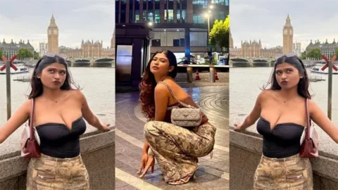 Sexy Indian Insta Influcer Close Teasing Showing
