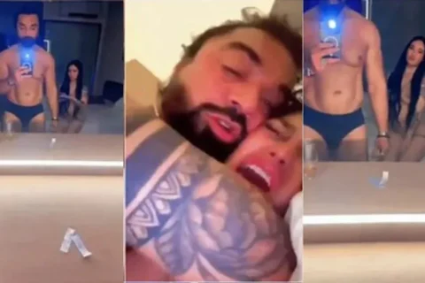 Ajaz khan drinking and fucking girlfriend