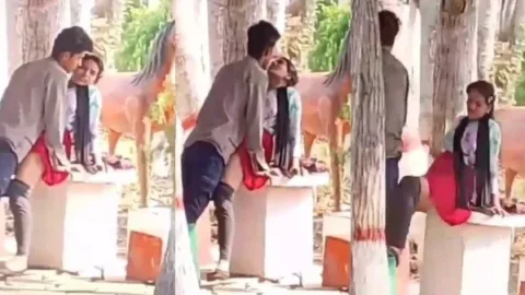 Desi Girlfriend Fucked Hard in Public Park Leaked MMS Scandal