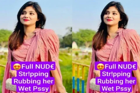 Famous Insta Girl Most Demanded Viral Video Stripping Fully Nude Playing with her Boobs