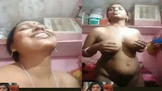 Bhojpuri biwi ka video call pe garam chudai ka maza Sex Video
