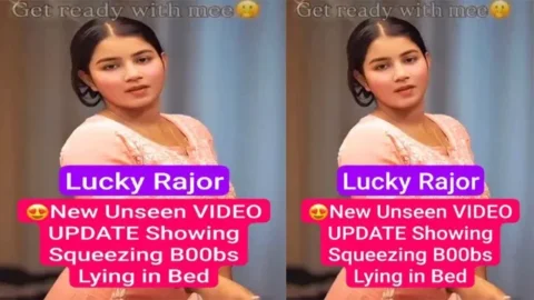 Lucky Rajor Most Requested New Unseen Mms Video Showing Squeezing Boobs