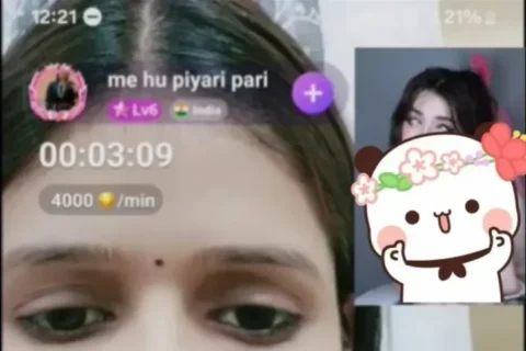 Pari Sharma Nude Chamet Live Showing Pressing Boobs with Cute Expressions Sex Video