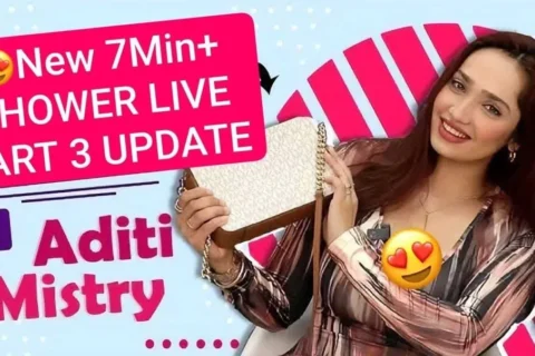 ADITI MISTRY New PART 3 UPDATE SHOWER LIVE HUGE BOOBS PRESSING HARD NIPPLE POKIES