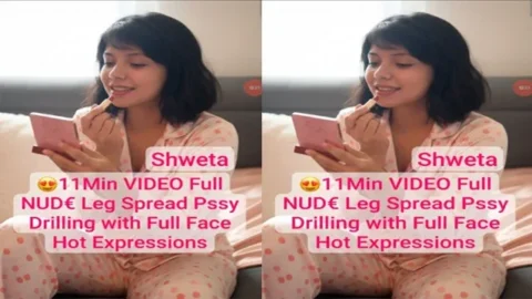 Shweta Beautiful Nri Model Most Exclusive Nude Leg Spread Pssy Drilling with Full Face Hot Expressions Mms Video