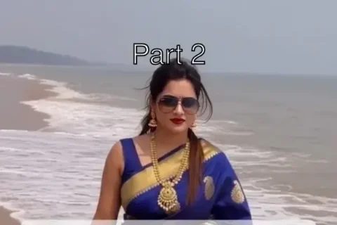 Desi Bhabhi Shows Off Her Nude Body on Public Beach and Gives Deep Throat Blowjob Part 2 Sex Video
