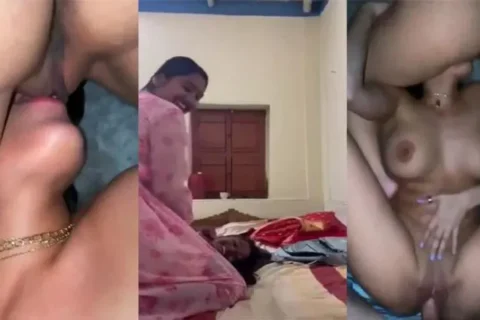 Threesome Sex with two Girls And one boy Friend Leaked