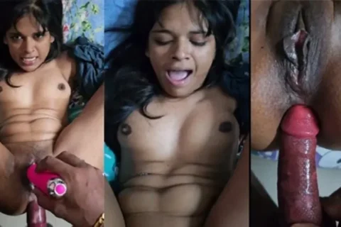 Horny Babe Both Holes Fucked