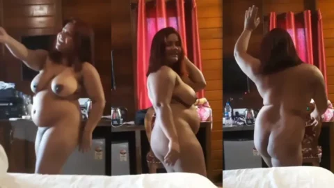 Horny Desi Bhabhi Nude Dance MMS Leaked for Client with Big Ass