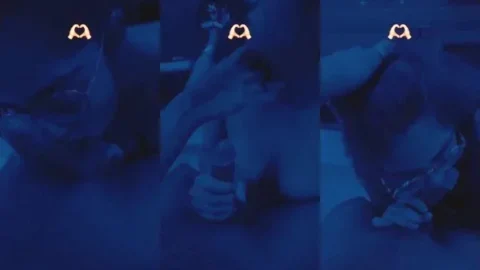 Desi Girlfriend Glasses Sloppy Blowjob Deepthroat Night