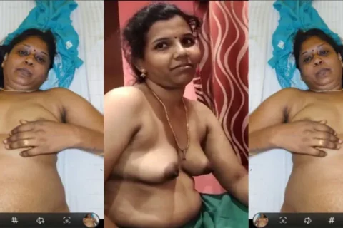 Tamil Aunty Topless Boobs Show Chennai Sathish Sex Video XXX