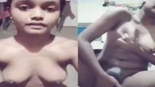 Desi village girls private moment with her hot hairy pussy Sex Video