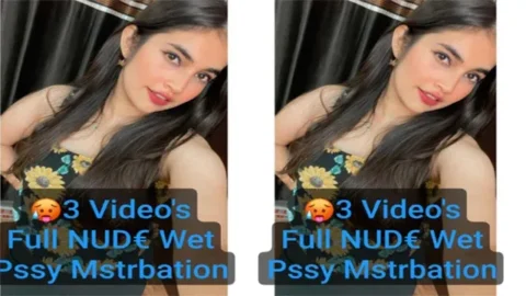 Cute Desi GF Panty Full Nude Str!pping Mstrbation with Full Face For Long Distance Boyfriend