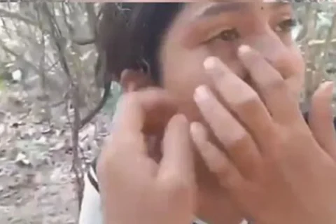 gets crying emotional girl BF outdoor sex