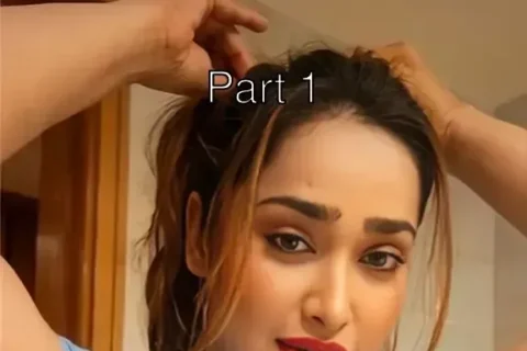 Aditi Mistry Premium Live Squeezing Her HUGE Boobs and Deep Cleavage Nipples Poking Part 1