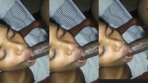Desi Tamil Slim Girlfriend Giving Sloppy Deepthroat Blowjob Leaked MMS