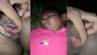 Desi village girls secret outdoor night adventure with hot fingering Sex Video