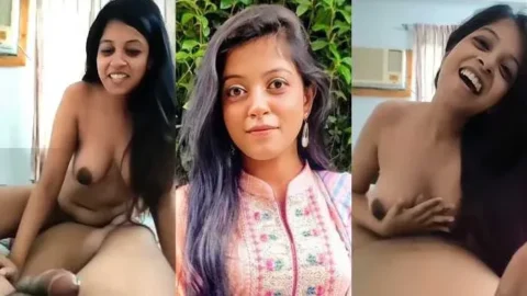 Leaked Oyo Room Sex Scandal Nude Desi Girlfriend Gives Sloppy Blowjob