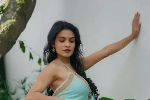 Resmi Nair Green Dress Strip Tease Full Nude HUGE Boobs Pussy