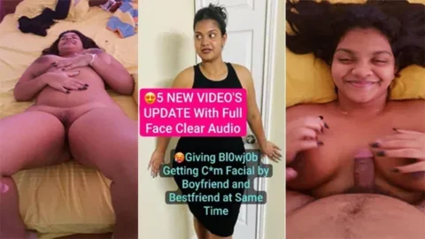 Horny Trending Viral Blowjob Fucking Boyfriend and Bestfriend at Same Time