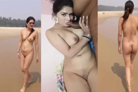 Walking Nude in Beach Desi Cute Bhabhi Sucking Cock Sex Video XXX