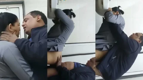 Desi Bhabhi Leaked Bathroom Fuck Fucked Hard By Office Manager