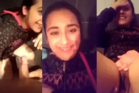 Shy Punjabi Girl Blowjob Then Hides Face During Fingering