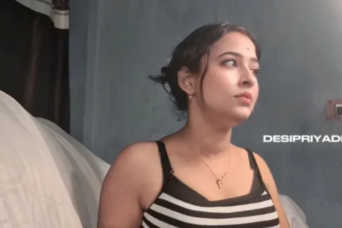Desi Stepsister Reading A Book And Playing With My Dick
