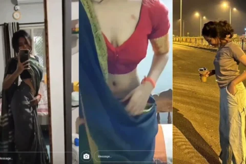 Sexy Slim Marathi Girl Removing her Blouse Pressing her Tiddies for Boyfriend Viral Video